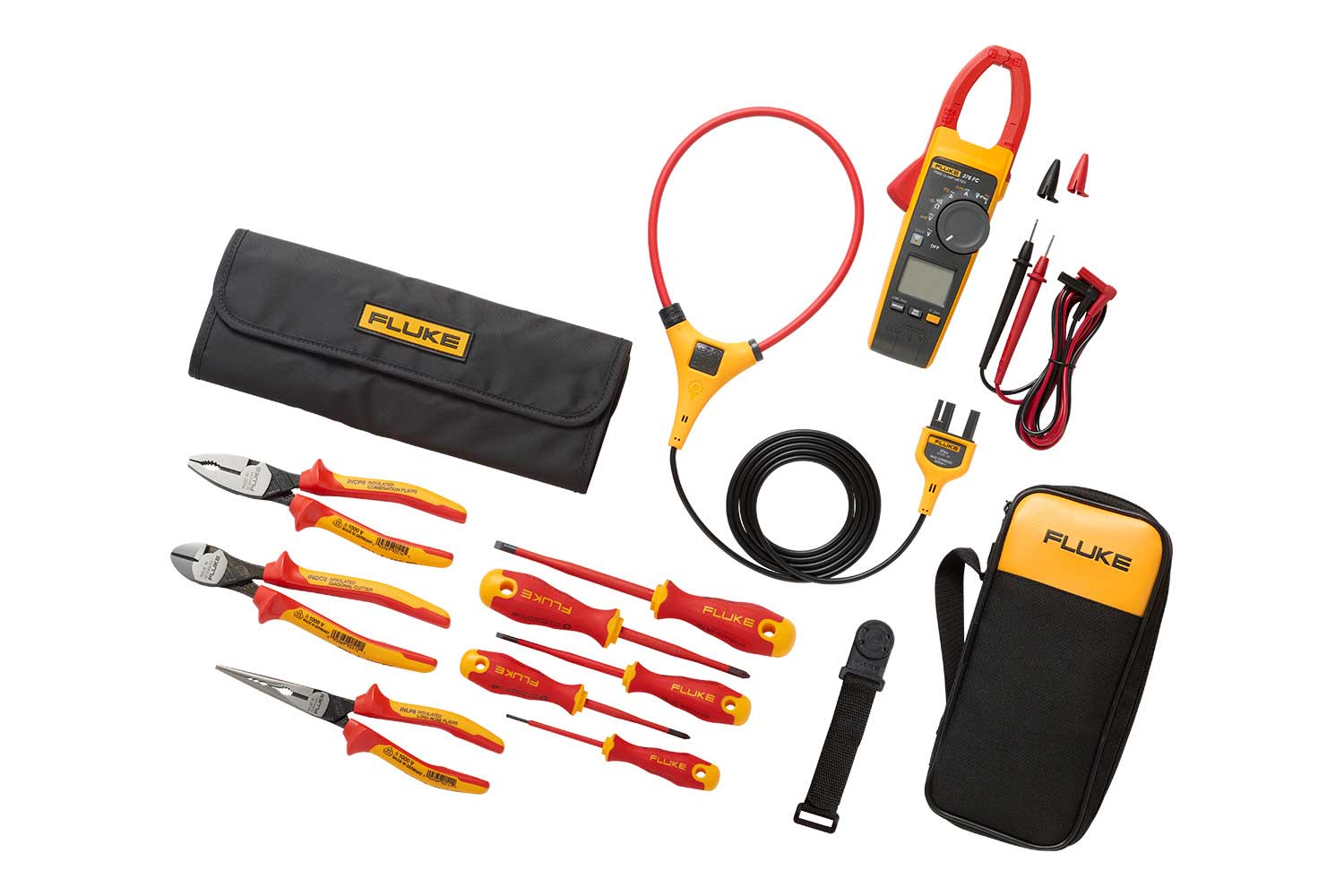 Fluke 376 FC True RMS AC/DC Clamp Meter Kit - Includes the IR-98