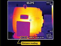 On target and in-focus with a built in laser distance meter