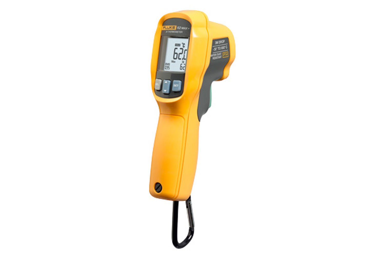 Handheld Thermometer, Fluke 62MAX+ IR Laser Thermometer