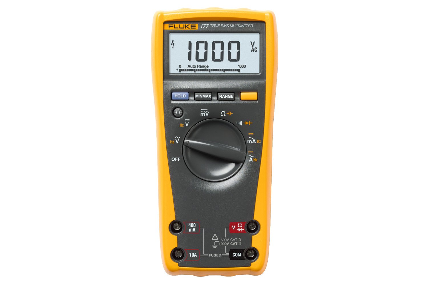 Fluke 15B Manual Multimeter Temperature & Volt Tester Handheld Digital Auto 