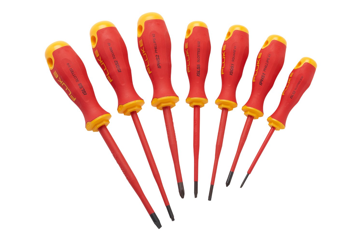 7pc VDE Insulated Electricians Electrical Screwdriver Set Pozi and Flat Headed 