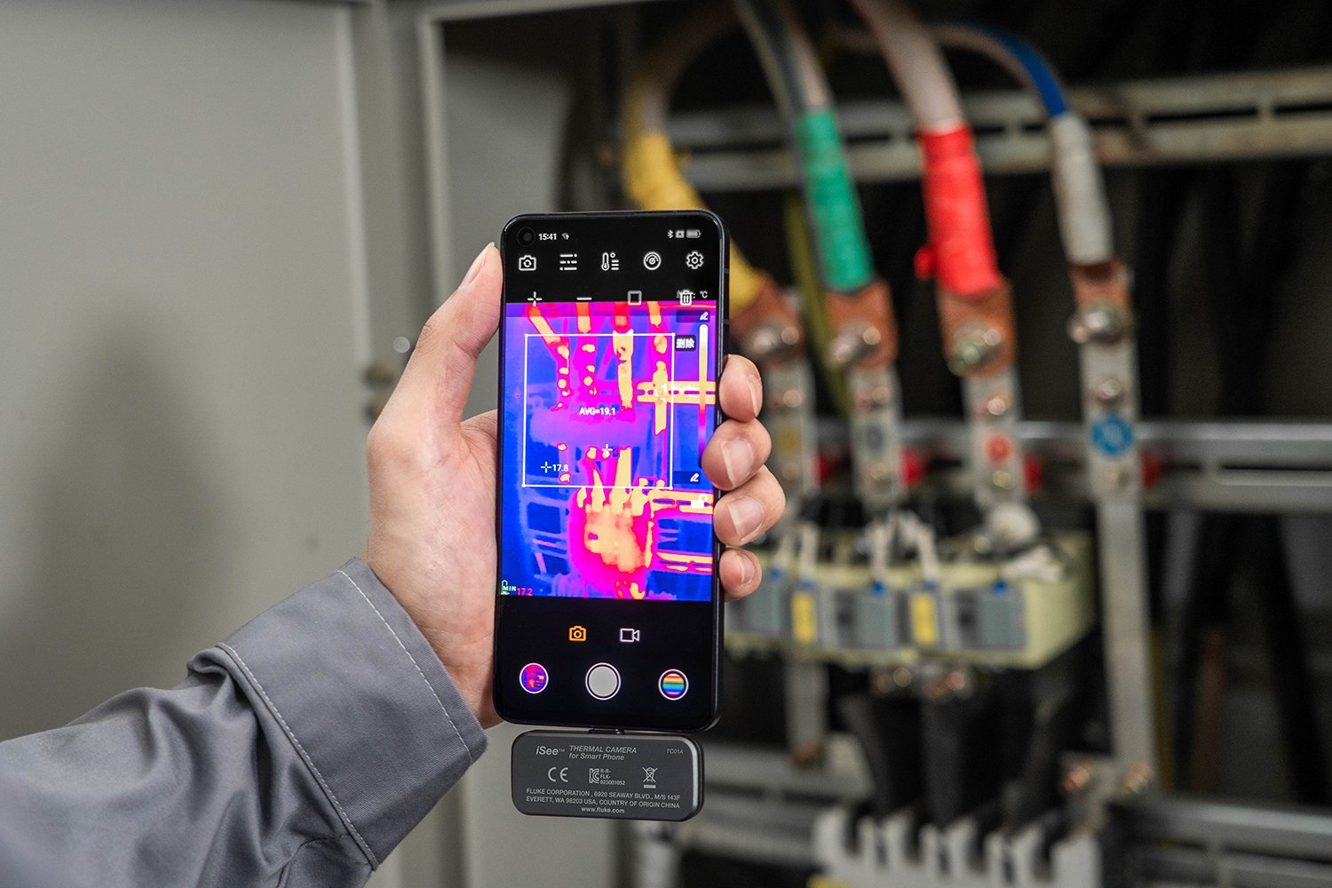 FIRST LOOK 👀 Fluke TC01A iSEE Mobile Thermal Camera for Android  #welovetools 