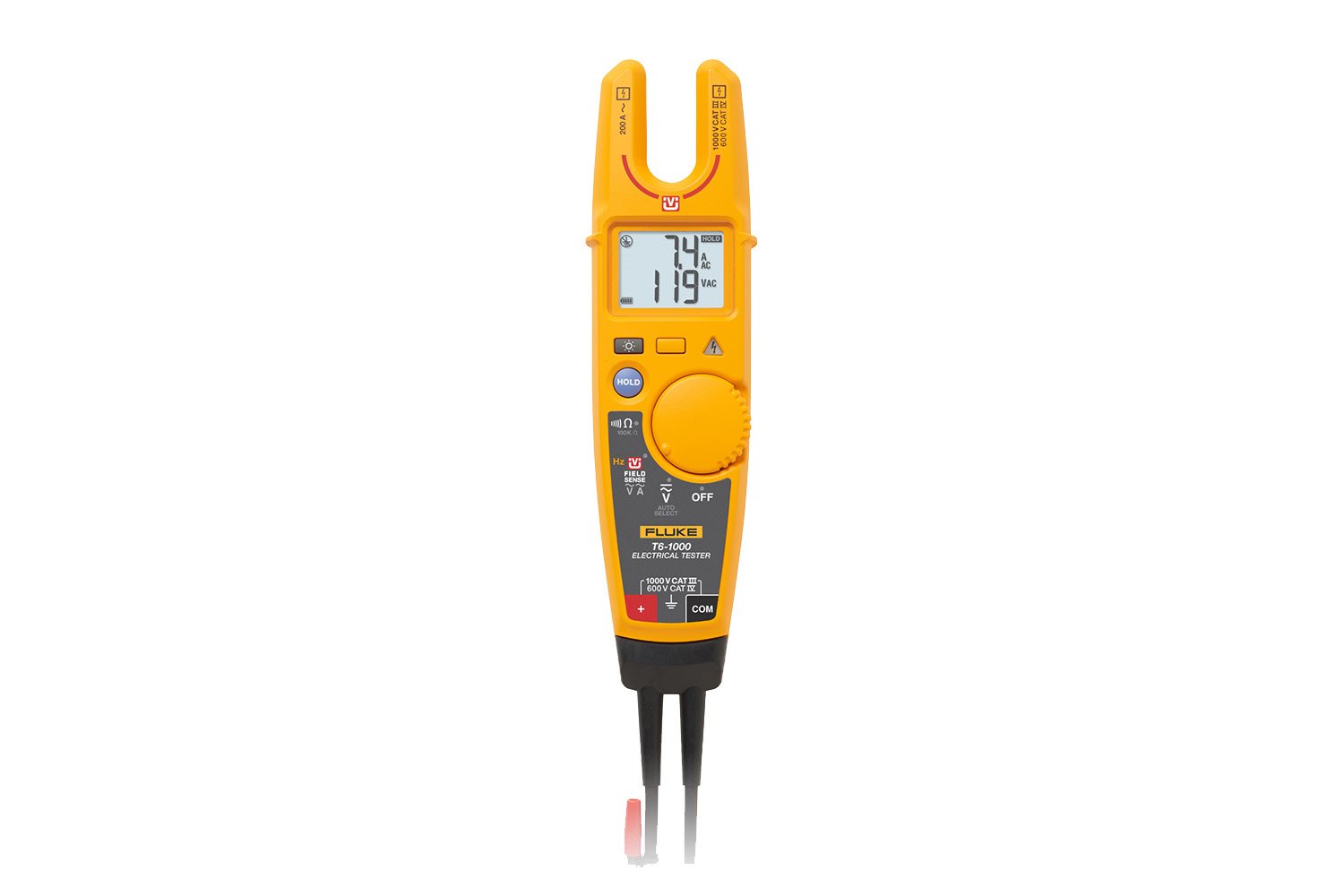 FLK-T6-1000 FLUKE - Testeur: électrique, LCD; VAC: 1÷1000V; VDC: 1÷1000V;  I AC: 200A