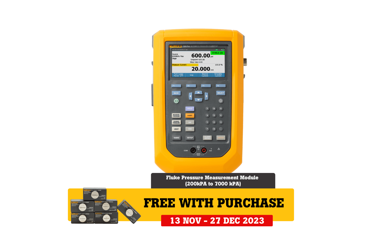 Fluke 729 Pro Automatic Pressure Calibrator Fluke
