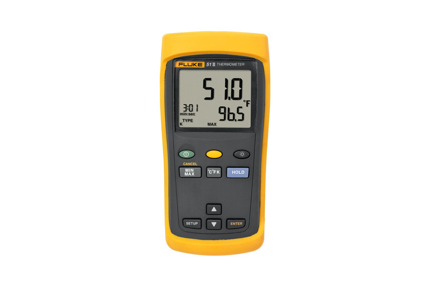 Handheld Digital Thermometer, Fluke 51 II