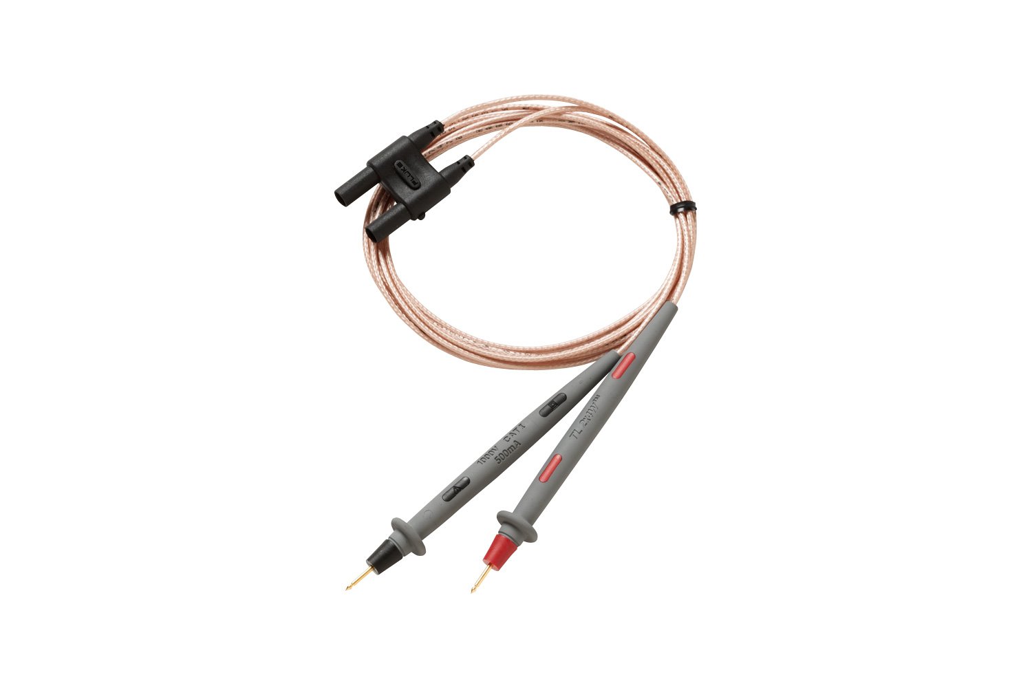 Fluke TL2X4W-PTII 2x4 Wire Ohms Test Lead 2 mm Probe Tip | Fluke