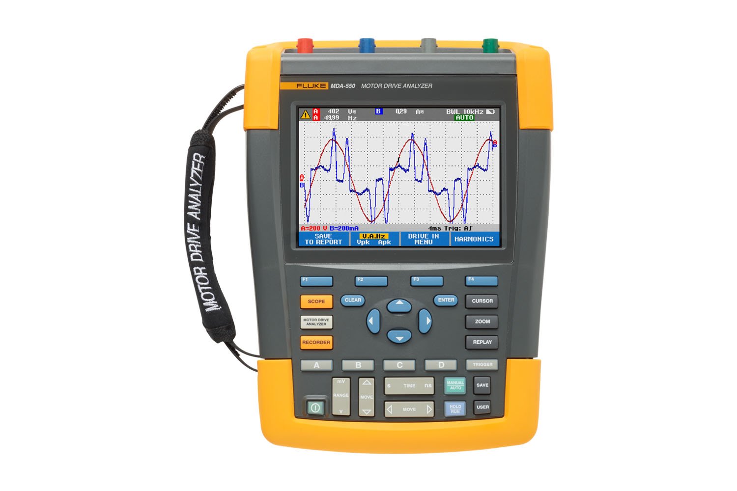 Fluke MDA-510 and MDA-550 Motor Drive Analyzers | Fluke