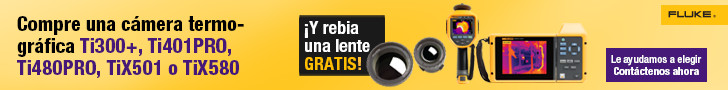 Compre una cámara termográfica Ti300+, Ti401PRO, Ti480PRO, TiX501 o TiX580 ¡Y rebia una lente GRATIS!