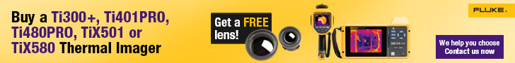 Buy a Ti300+, Ti401PRO, Ti480PRO, TiX501 or TiX580 Thermal Imager Get a FREE lens!
