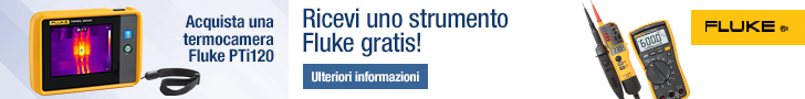 Acquista uno termocamera Fluke PTi120… ricevi uno strumento Fluke gratis!