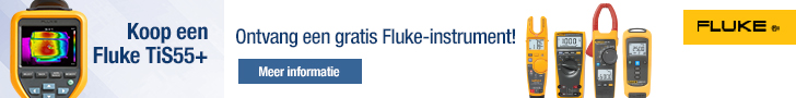 Koop een Fluke TiS55+… een gratis Fluke-instrument!