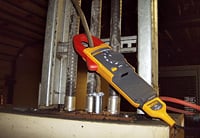 Uso de la pinza amperimétrica Fluke 381