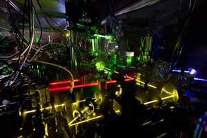 A ytterbium lattice atomic clock at the National Institute of Standards and Technology (N. Phillips/NIST)