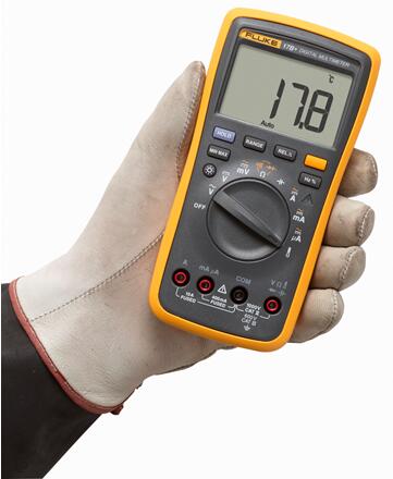 Fluke 17b+ Digital Multimeter F17B+ AC DC Voltage +AC Transducer Measuring 