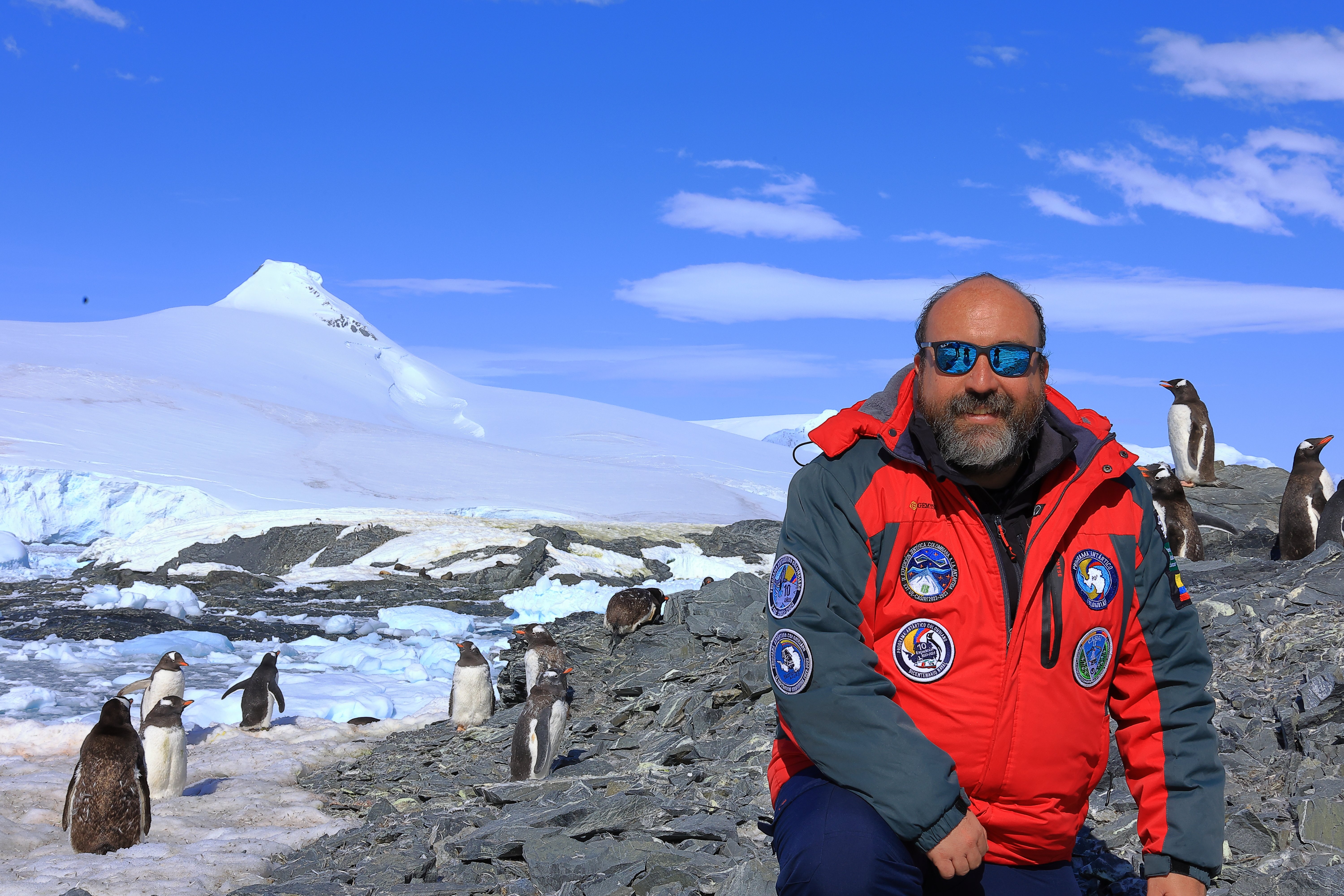 Dr Julian Rodriguez in Antarctica