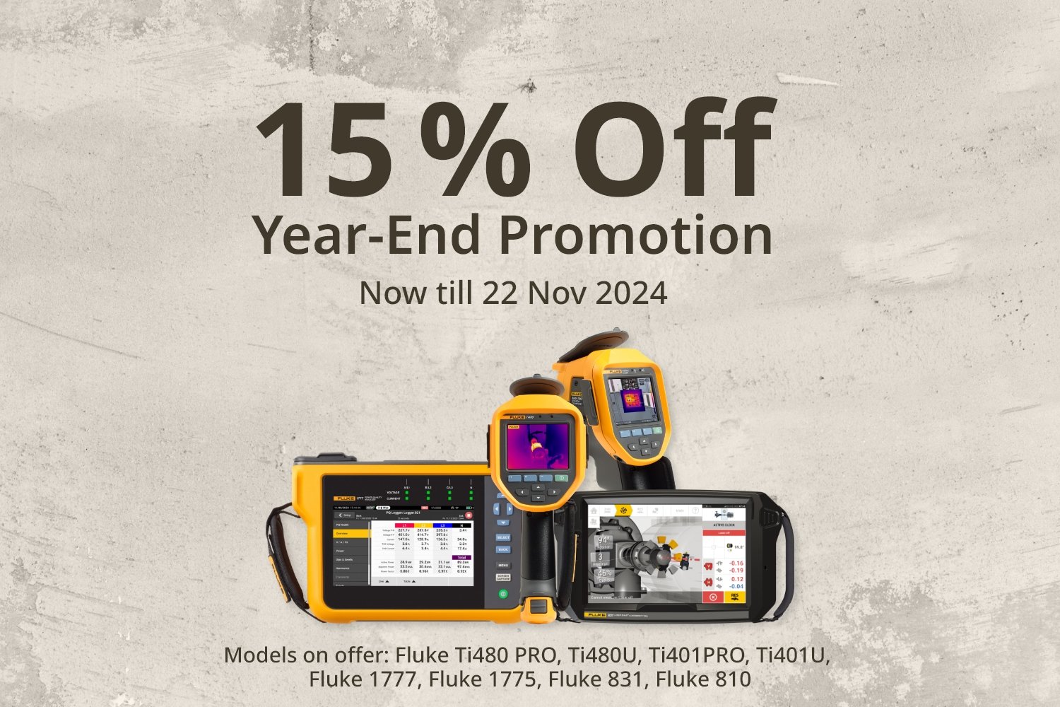 Fluke Year-End promotion