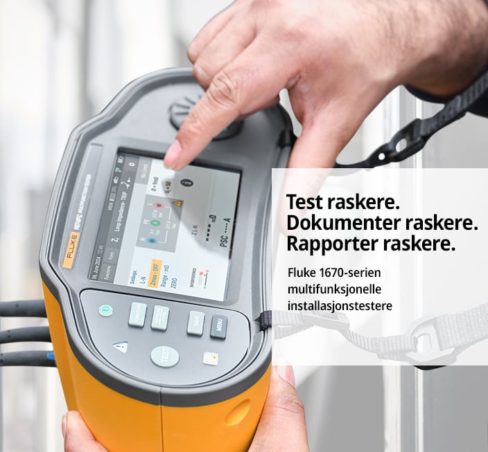 Fluke 1670 installation tester