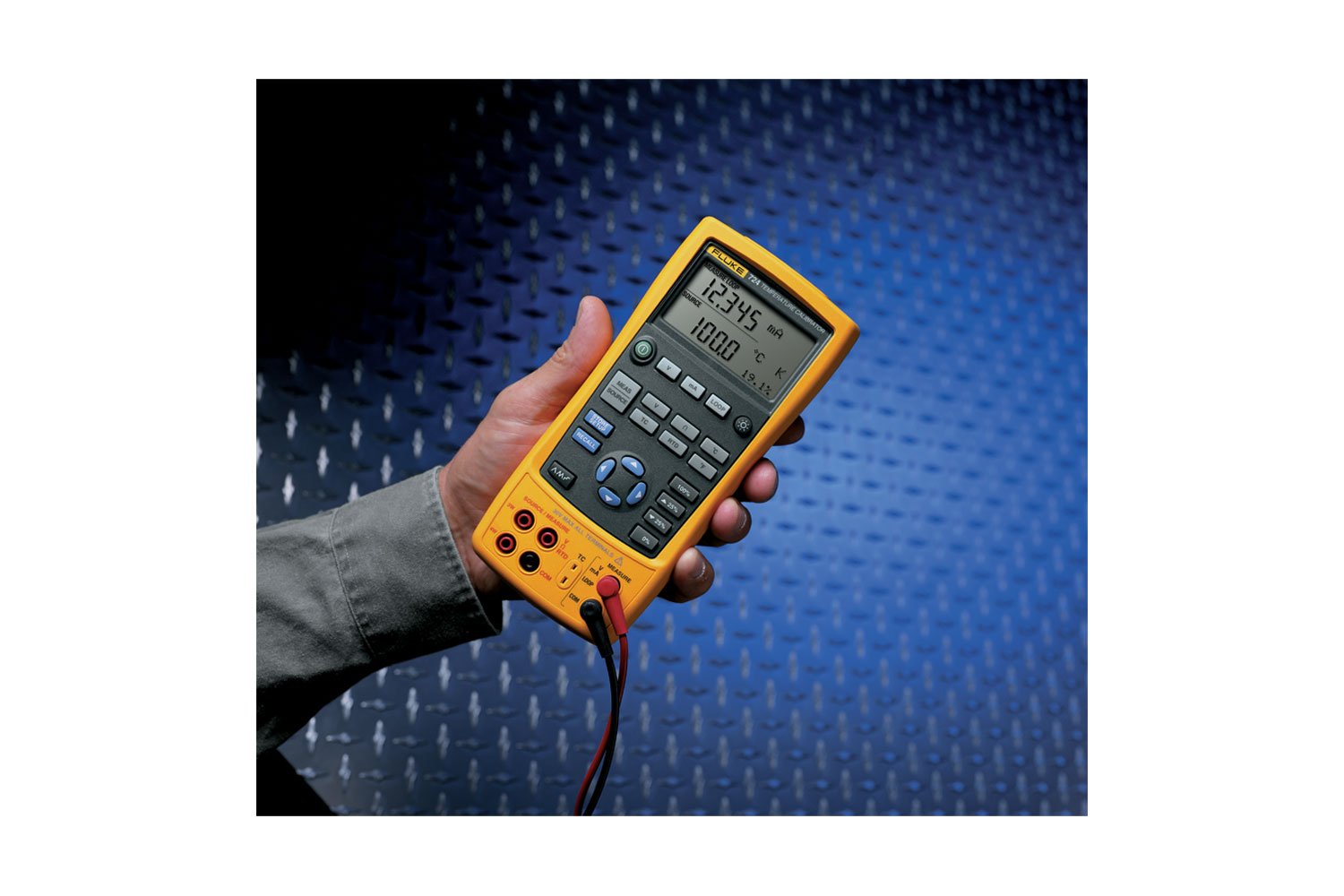 Fluke 724 Temperature Calibrator for testing and calibrating any temperature instrument.