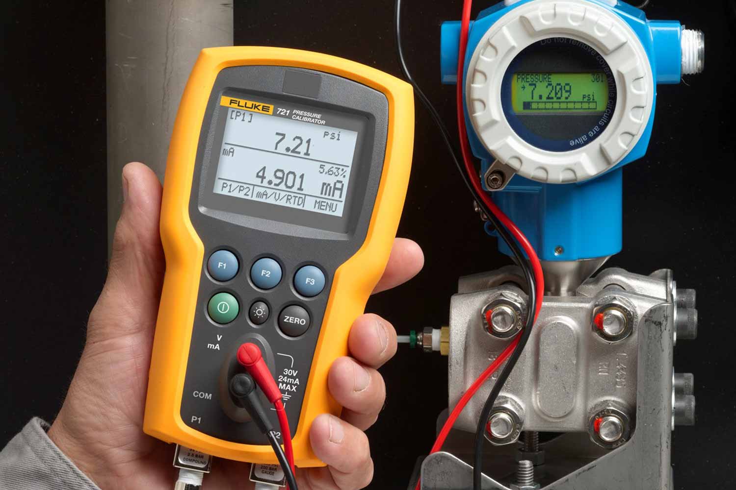 Calibrador de presión de precisión Fluke 721