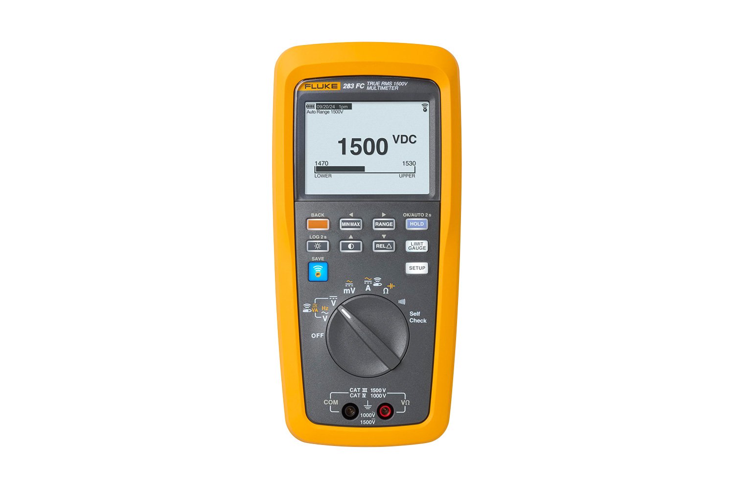 Multimeter Fluke 283 FC mit Sicherheit gemäß CAT III 1500 V