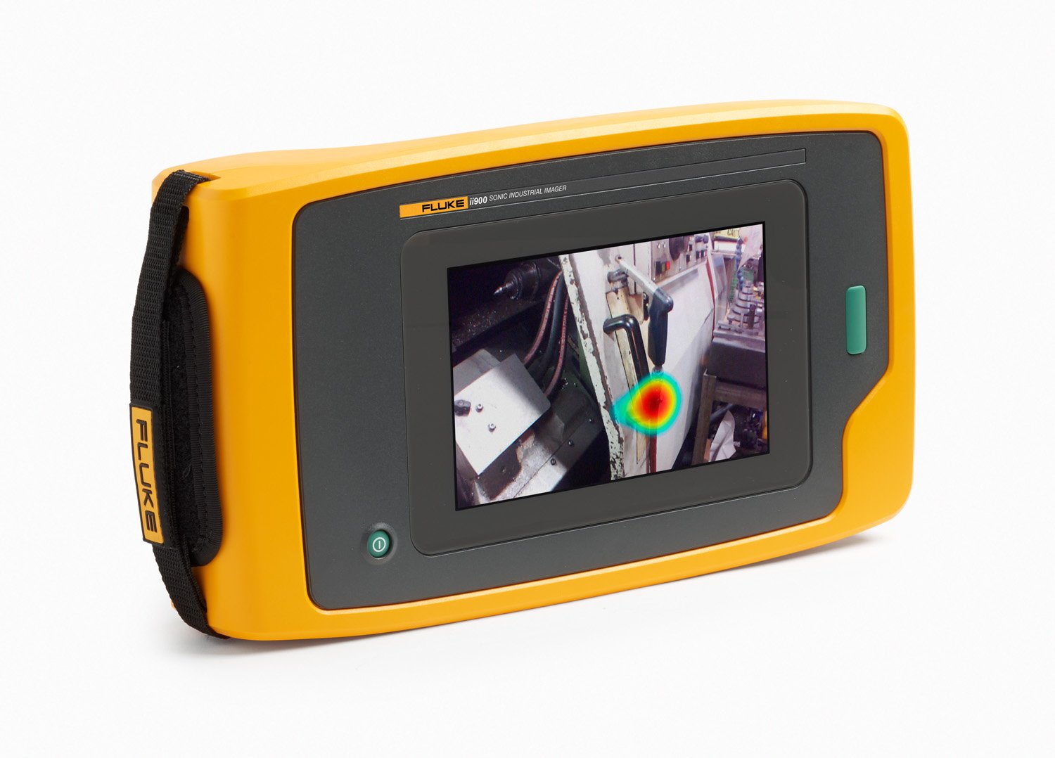 The Fluke ii900 Industrial Acoustic Imager scans areas up to 50 meters in normal industrial conditions.