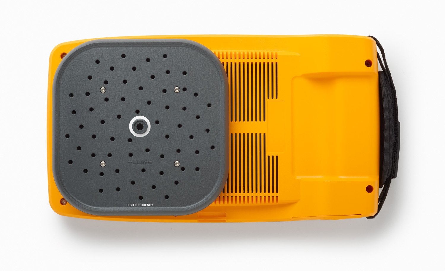Acoustic imaging technology in the Fluke ii910 sees sound in even in noisy environments.