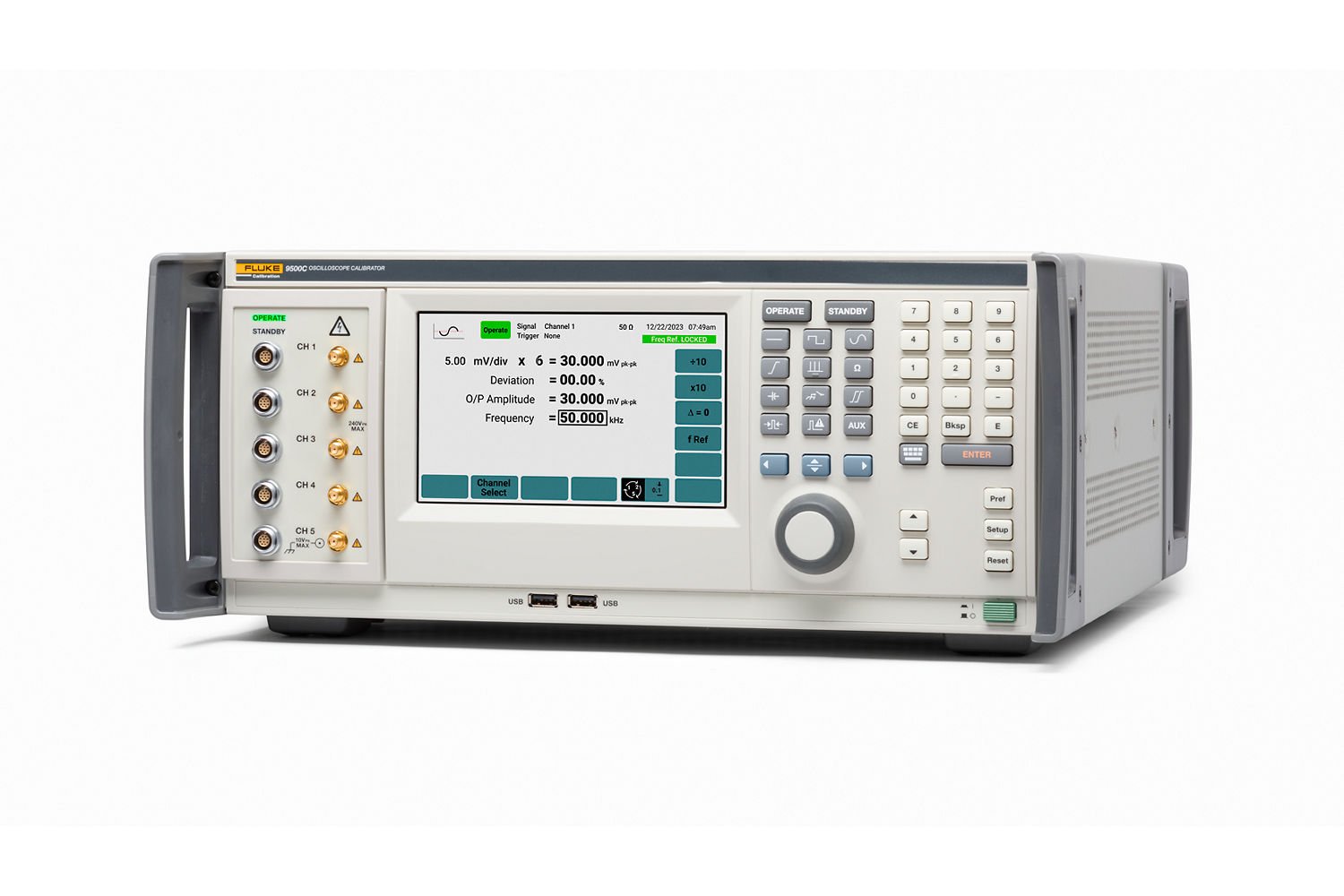 Calibrating an oscilloscope for trigger operation