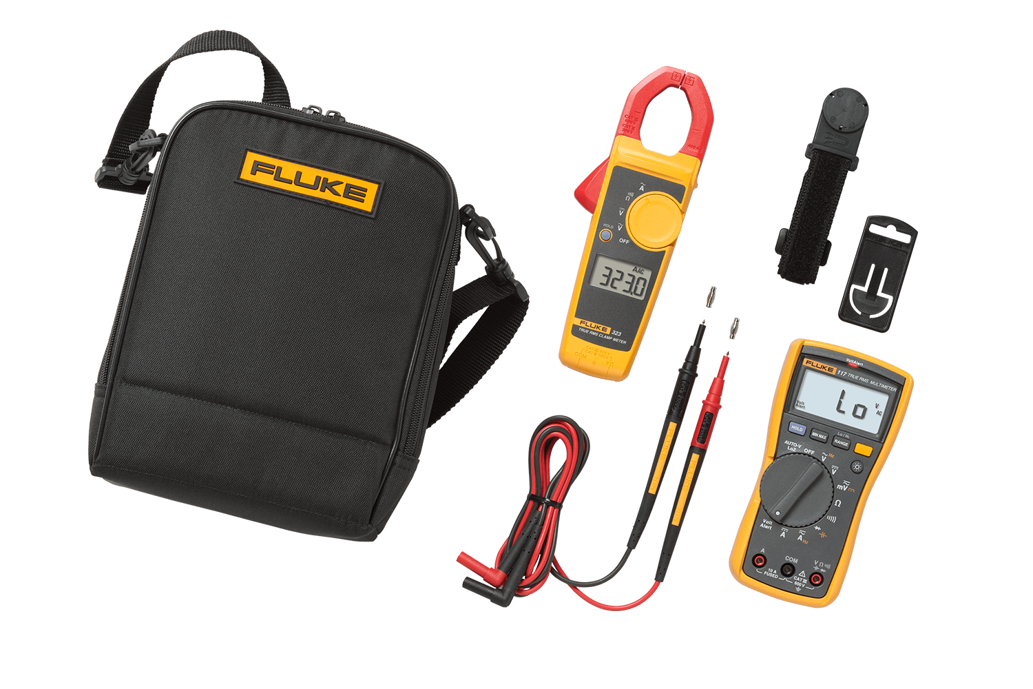 Fluke 117/323 Electricians Multimeter Combo Kit - 1