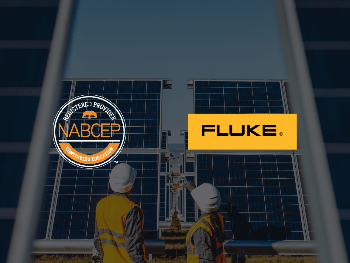 Fluke Becomes NABCEP Registered Training Provider to Support Solar Workforce Development