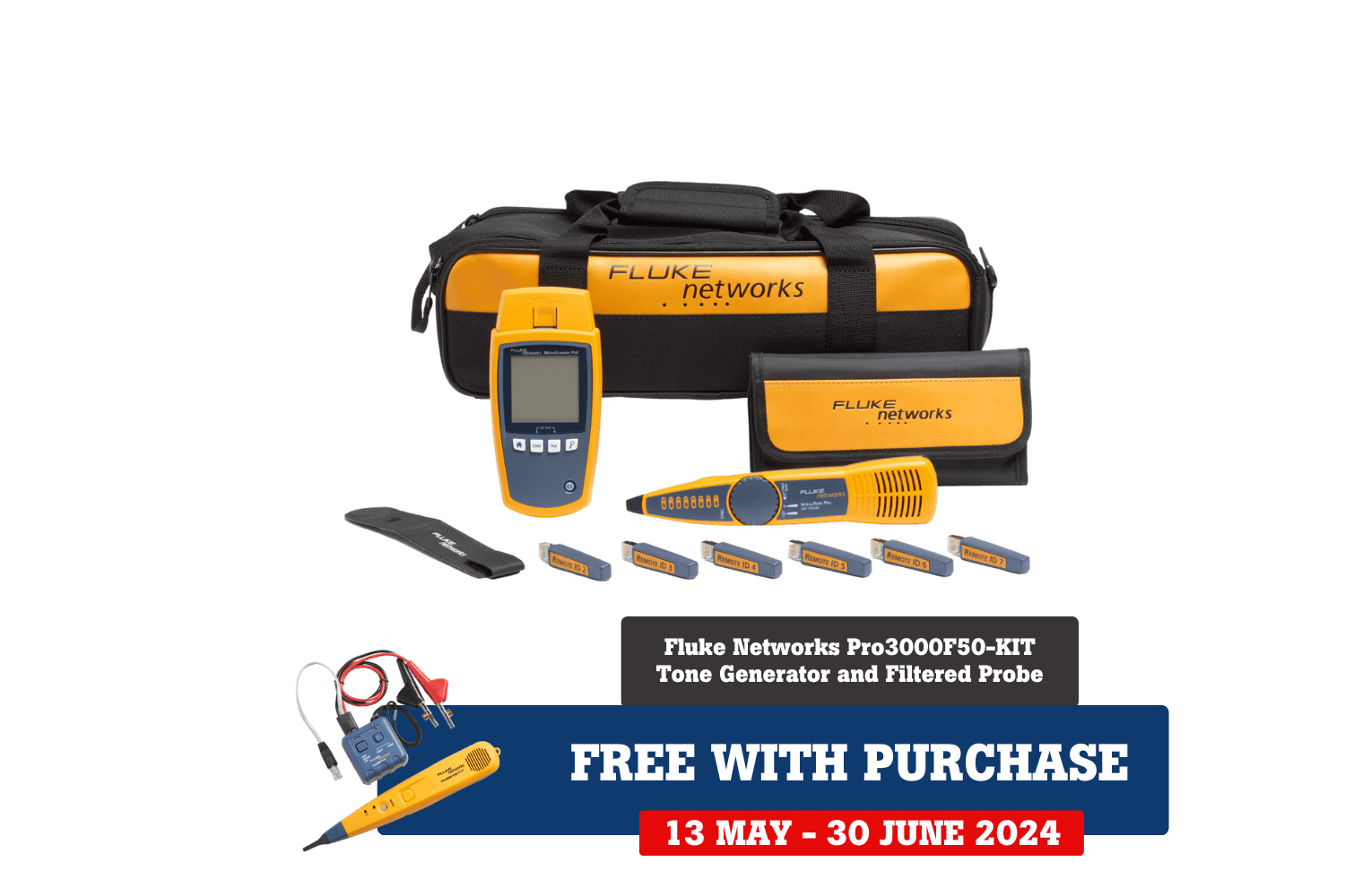 Ecom TUTT24 Fluke Networks MS-PoE Kit