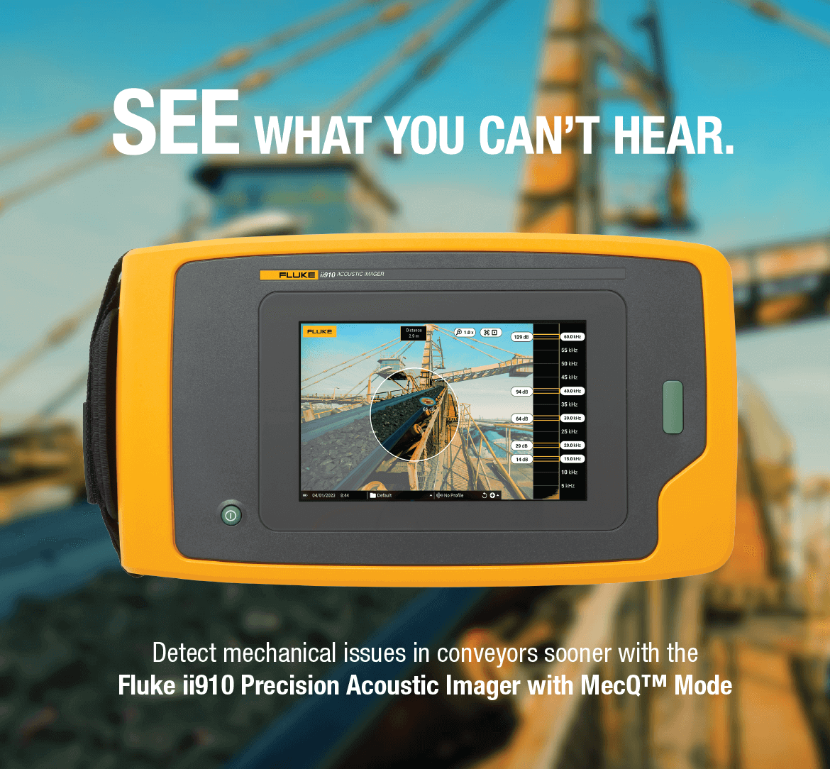 NEW Fluke ii910 Precision Acoustic Imager with MecQ™