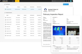 Generate thermal inspection reports