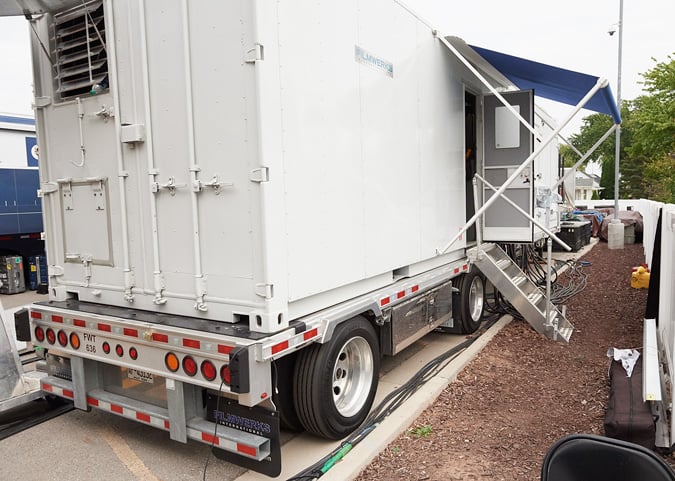 Filmwerks climate-controlled UPS trailers.