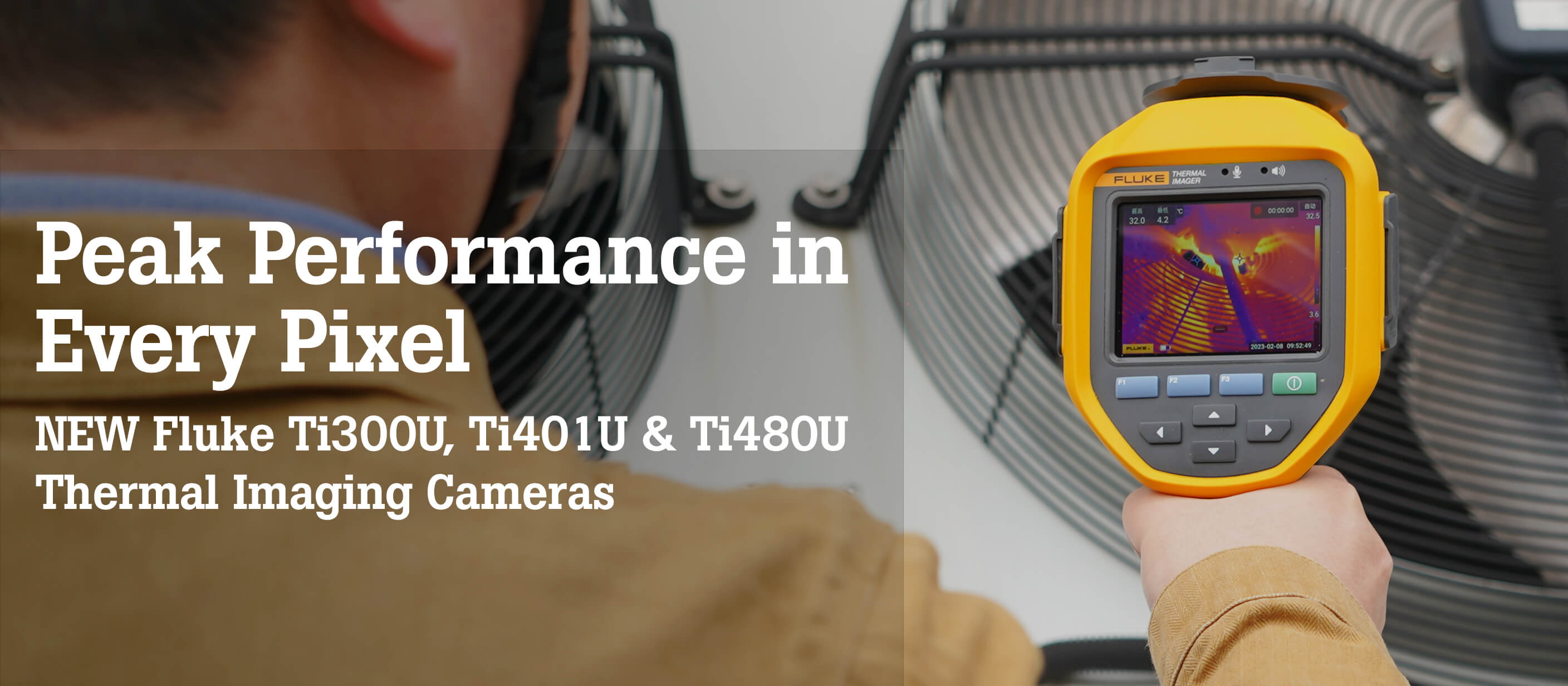 Fluke Ti300U, Ti401U & Ti480U Thermal Imaging Cameras