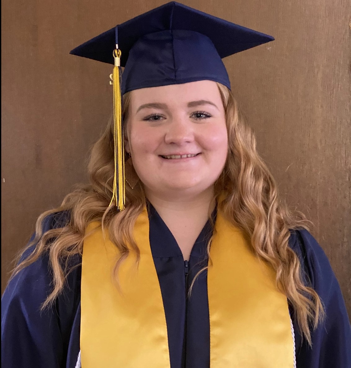 Annicka Pollack at her graduation at Everett High School