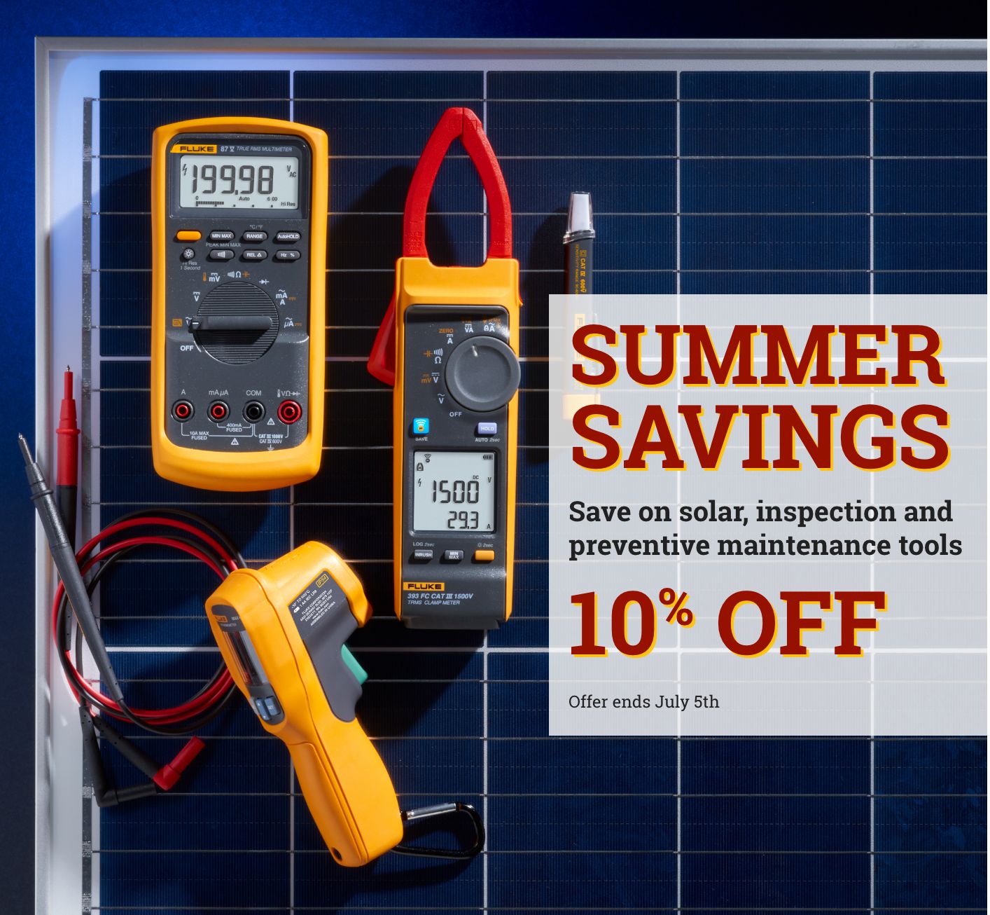 Summer Saving - 10% Solar, Inspection, and Preventive Maintenance Promo