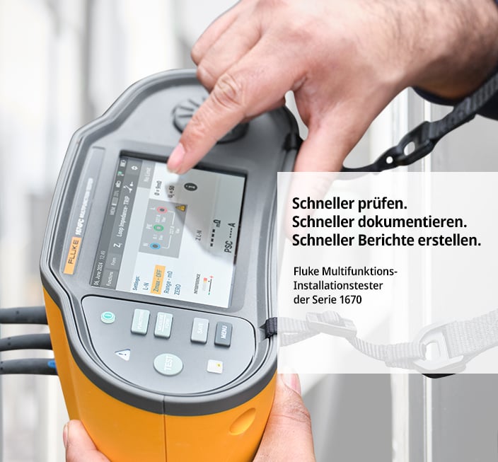 Multifunktions-Installationstester der Serie Fluke 1670