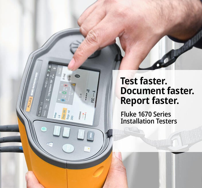 Fluke 1670 Series Multifunction Installation Testers