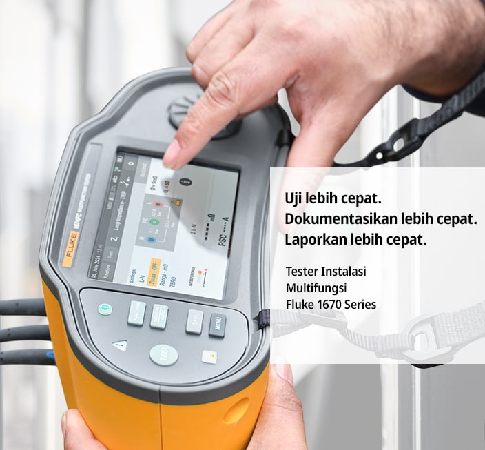 Penguji Instalasi Multifungsi Fluke Seri 1670