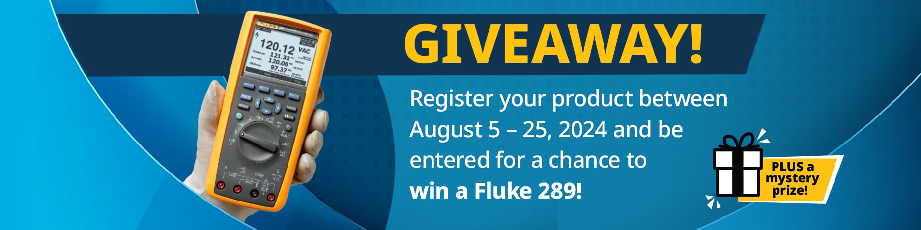 Fluke Product Registration Sweepstakes