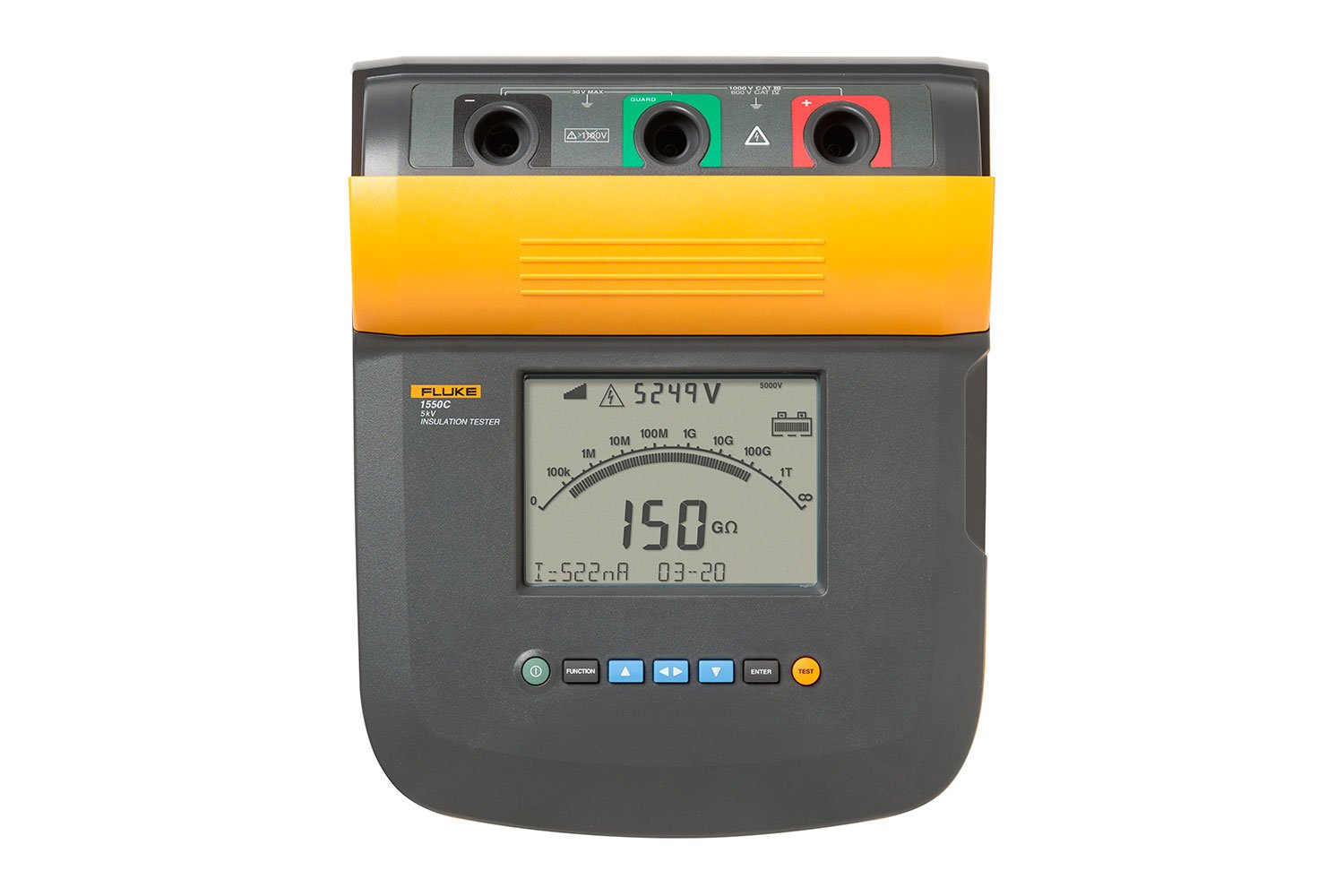 Testeur d´isolement numérique Fluke 1550C FC 5 kV