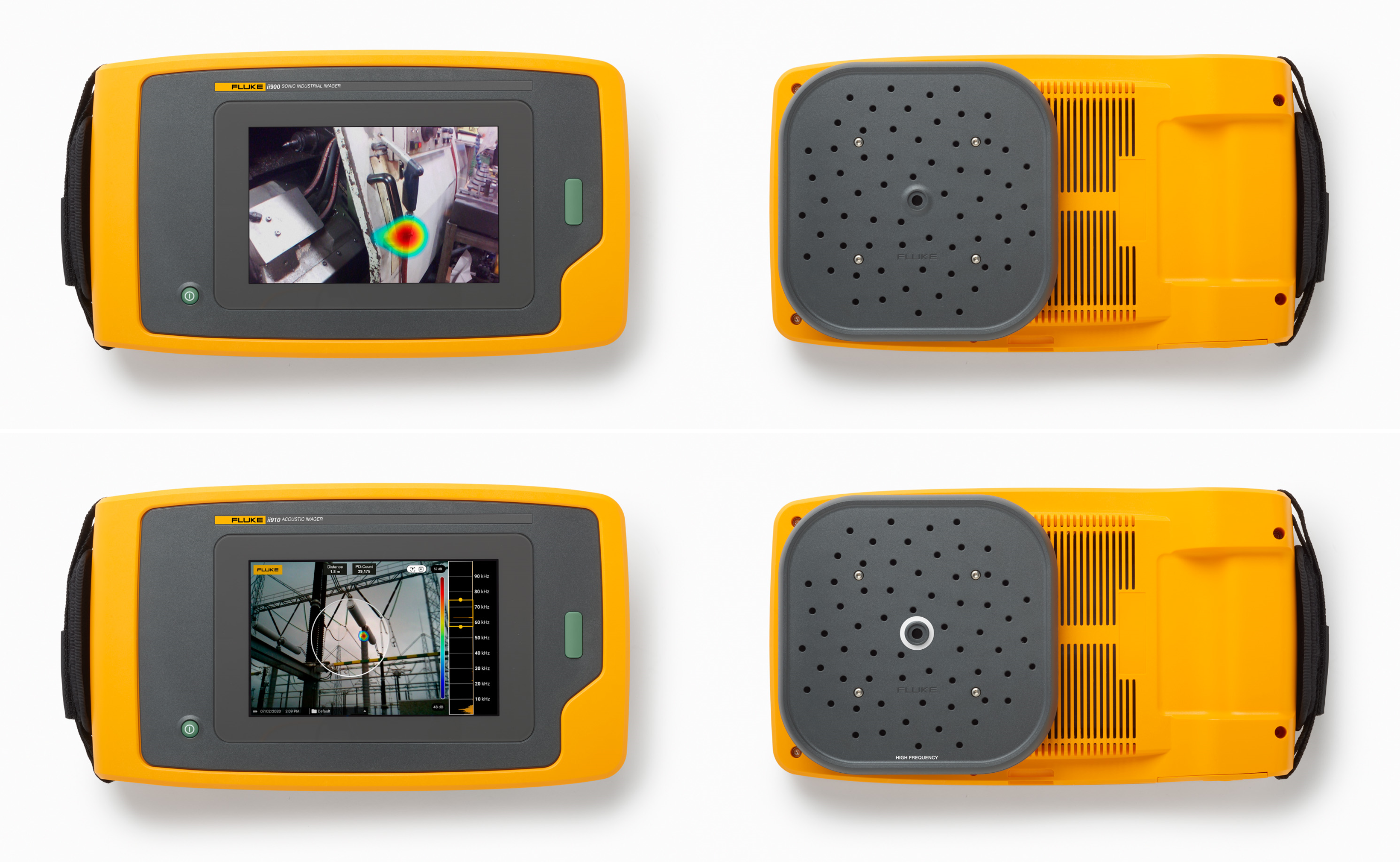 See sound with Fluke’s collection of acoustic imagers for air leak detection, gas leak detection, vacuum leak detection, electrical partial discharge detection, and mechanical deterioration detection in conveyor systems.