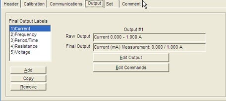 COMPASS Example Set Up Database Output Image