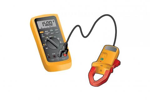 How to measure current with a clamp accessory