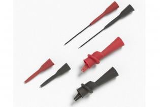 2 X  AideTek 1mm Needle Tipped Tip Probes Test Leads for Fluke multimeter lead 