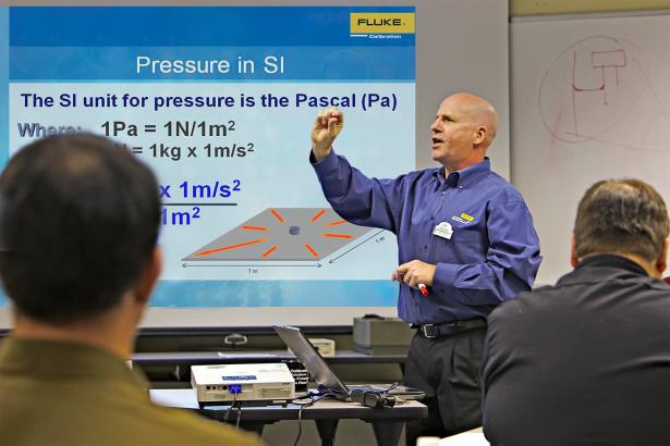 Pressure calibration training