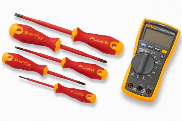 F-117 Multimeter plus insulated hand tools starter kit