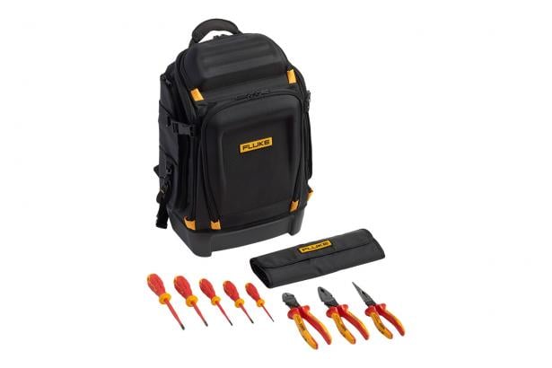 Fluke Pack30 professional tool backpack plus insulated hand tools starter kit