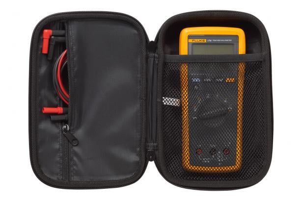 Fluke C11XT Protective EVA Hard Tool Case features a zipped and mesh pocket 