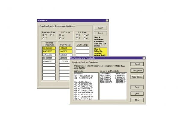 9933 TableWare v3 - Temperature Calibration Software